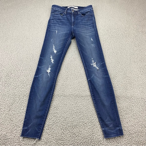 AYR Women's "The Skinny" Distressed Jeans in "Fools Gold" Wash  -  Size:  27 - Picture 1 of 14